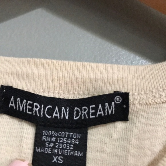 Cream halter tank top - Picture 2 of 2